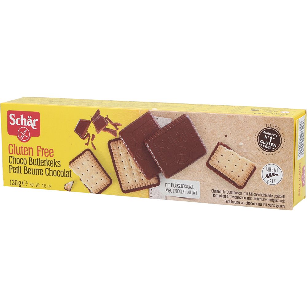  - Schär Gluten Free Chocolate Butter Biscuits 130g (1)