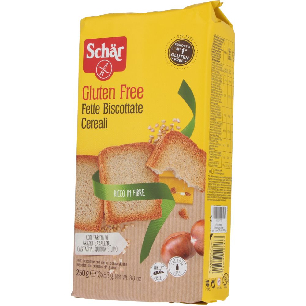  - Schär Gluten Free Fette Biscottat Cereali Toasts 250g (1)