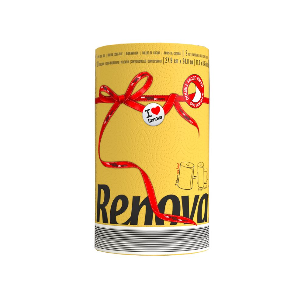  - Renova Red Label Yellow Kitchen Roll pc (1)