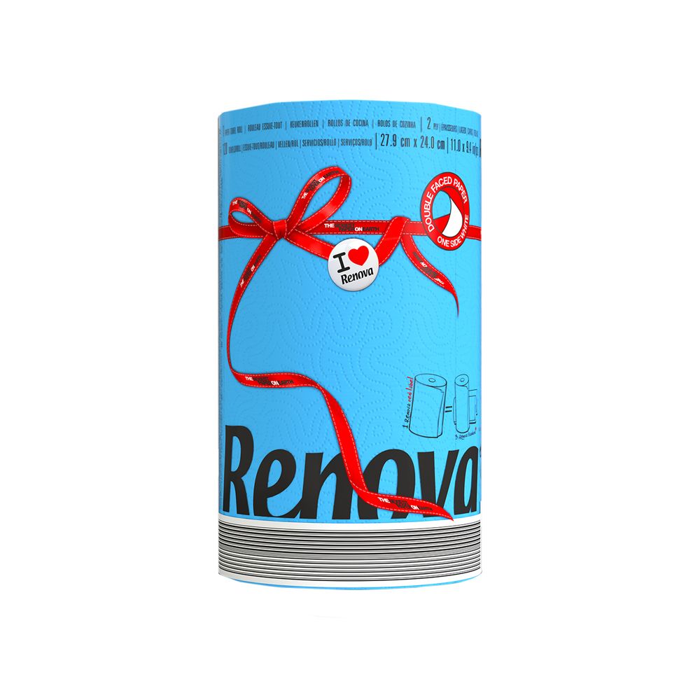  - Renova Red Label Blue Kitchen Roll pc (1)