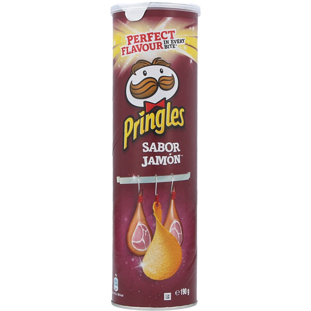  - Pringles Potato Crisps Cured Ham 190g (1)