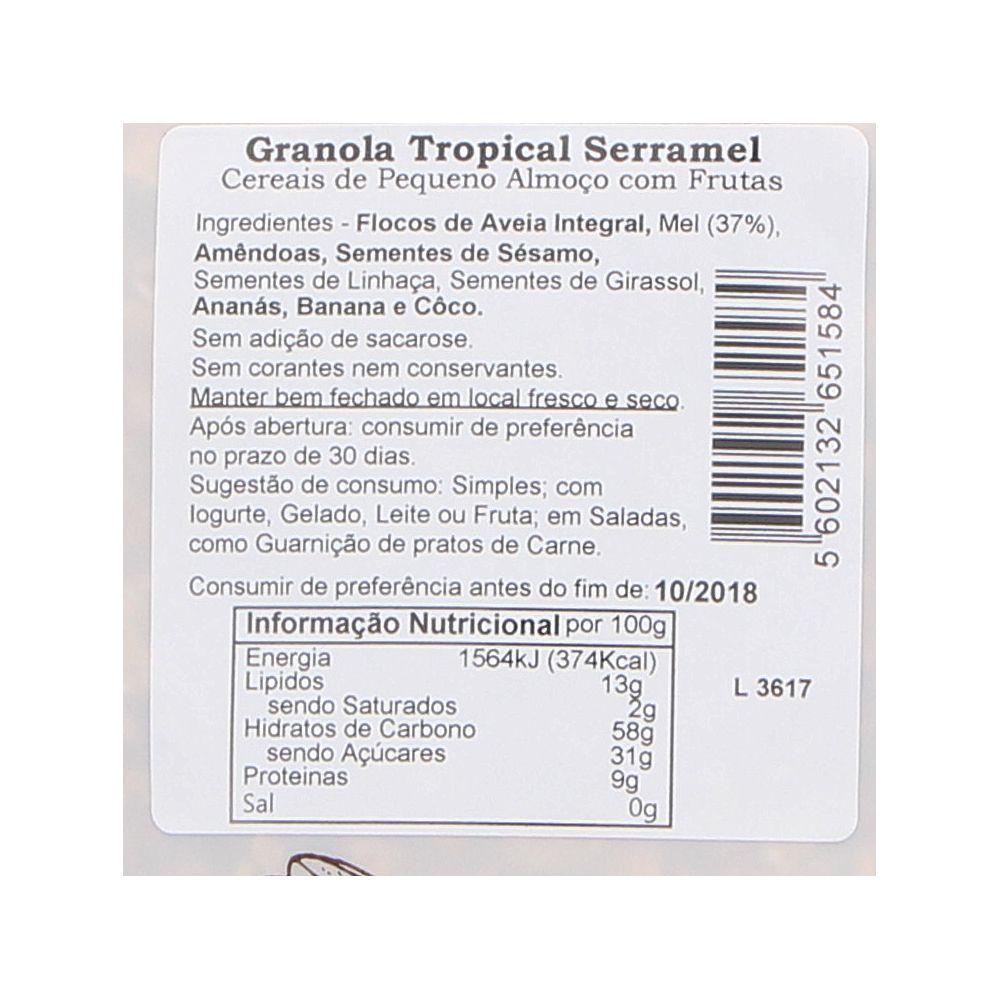  - Serramel Tropical Granola 430g (2)