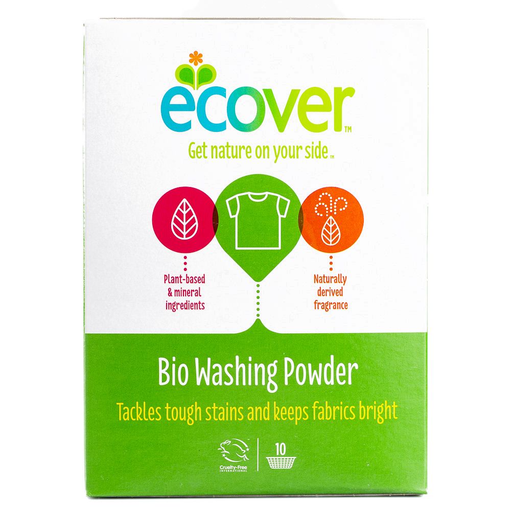  - Detergente Ecover Concentrado Pó 10 Doses = 750 g (1)