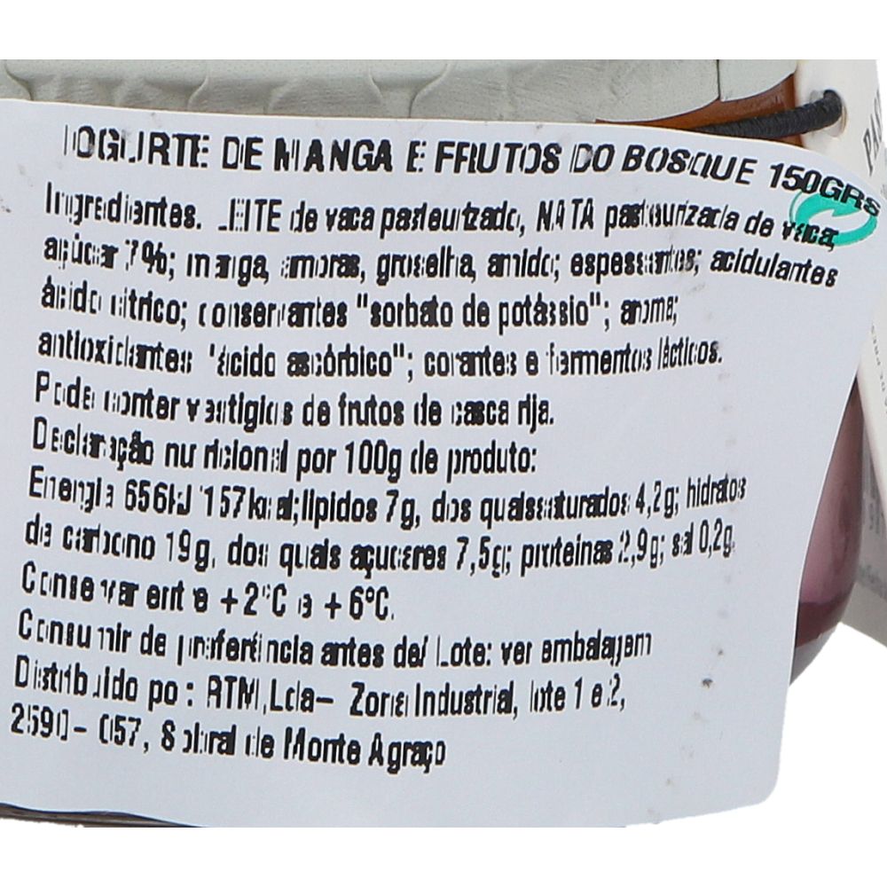 - Pastoret Mango / Fruits of the Forest Yoghurt 150g (2)