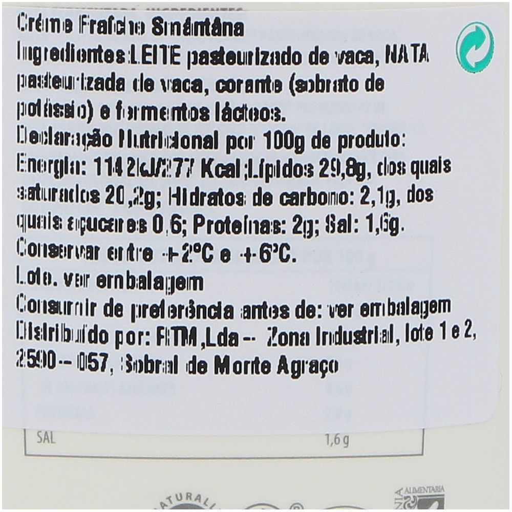  - Creme Pastoret Fraîche 30% Matéria Gorda 500g (2)