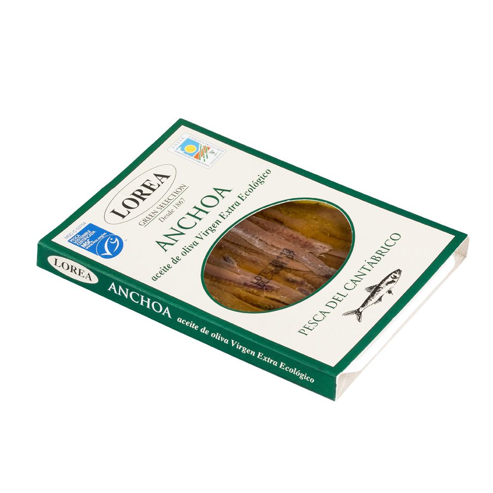  - Lorea Organic 00 Anchovies in Olive Oil 60 g (1)