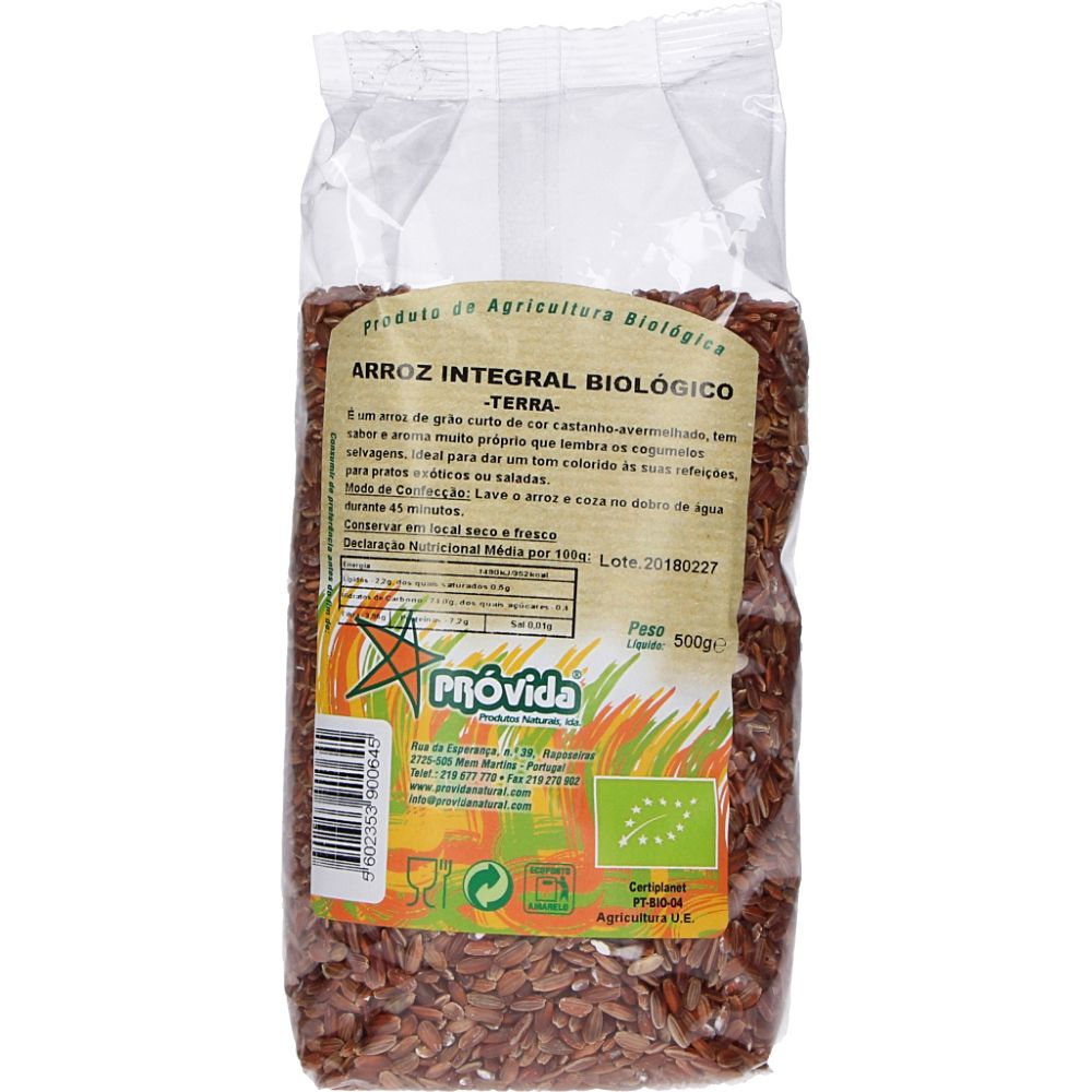  - Próvida Terra Organic Wholegrain Rice 500g (1)