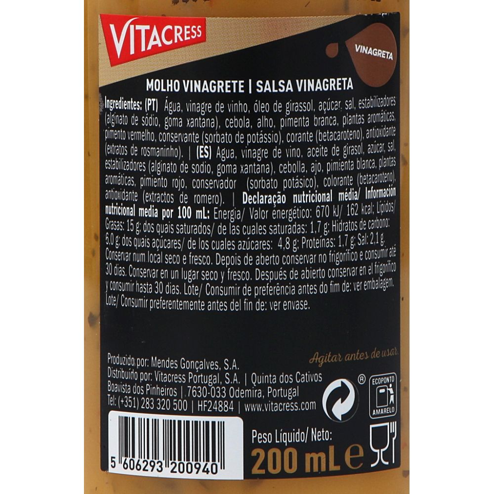  - Molho Vitacress Vitacress Vinagrete 200ml (2)