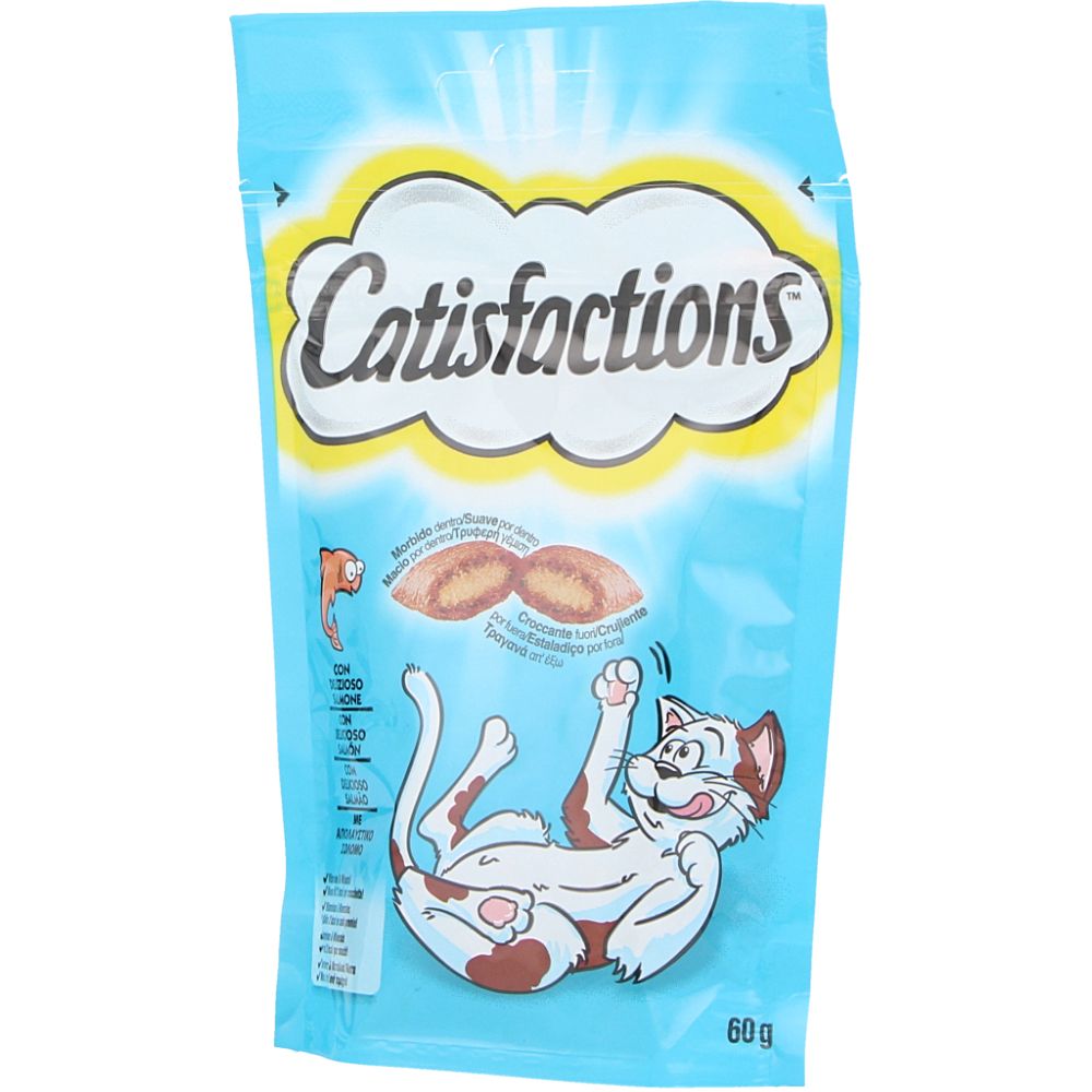  - Snack Catisfaction p/ Gato Salmão 60 g (1)