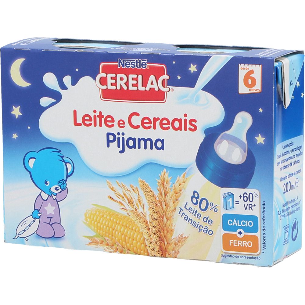  - Farinha Láctea Cerelac 8 Cereais Pijama 2 x 200 mL (1)