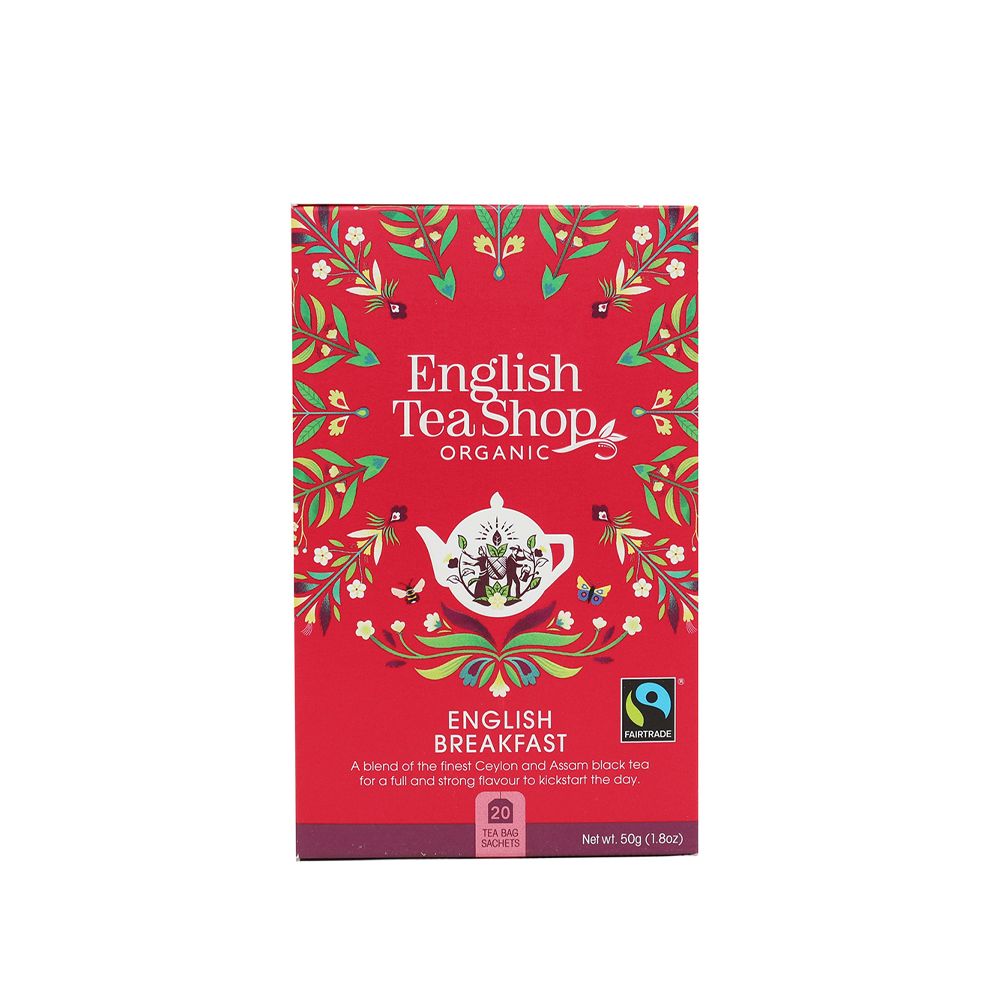  - English Tea Shop Organic English Breakfast Tea 20 Bags = 40 g (1)