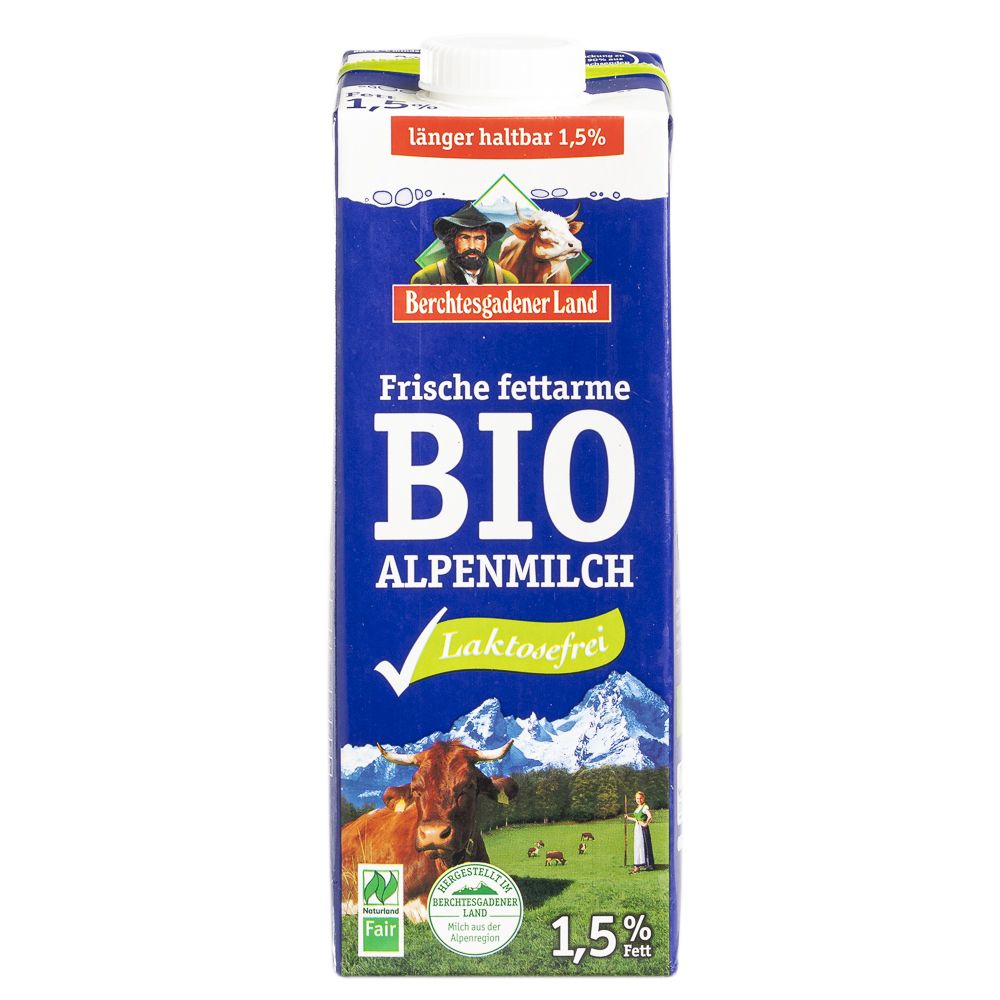  - Berchtesgadener Land Fresh Lactose Free Milk 1L (1)