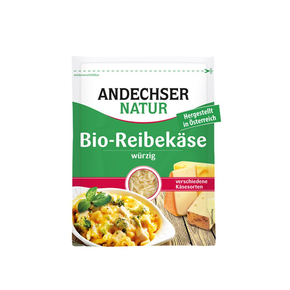  - Andechser Organic Grated Cheeses 150g (1)