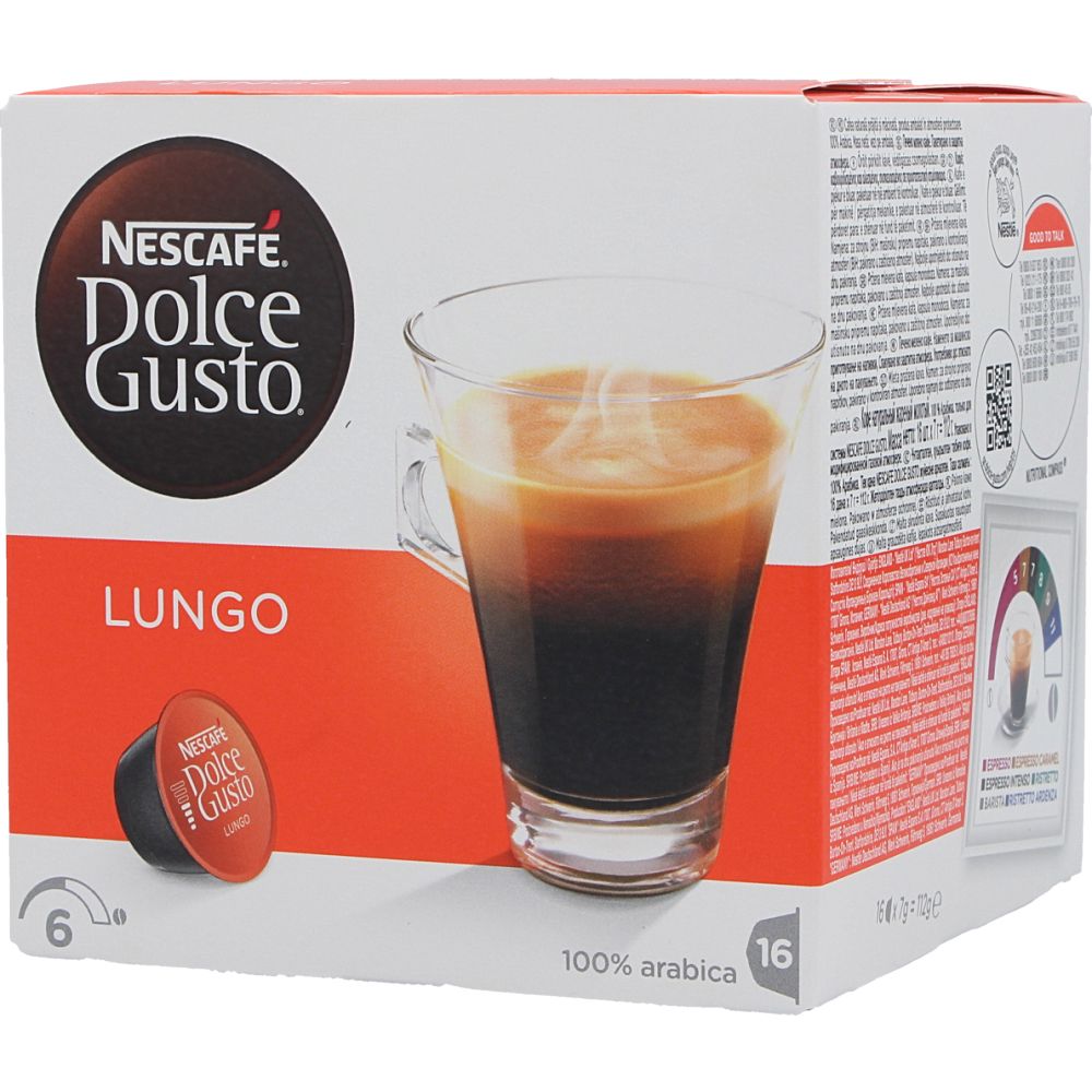  - Nescafé Dolce Gusto Lungo Coffee Capsules 128 g (1)
