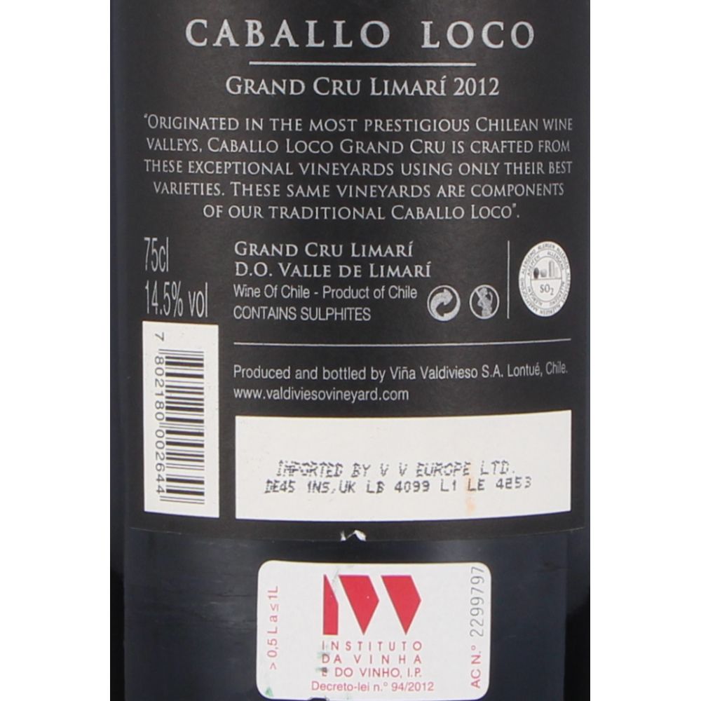  - Caballo Loco Limari Red Wine `12 75cl (2)