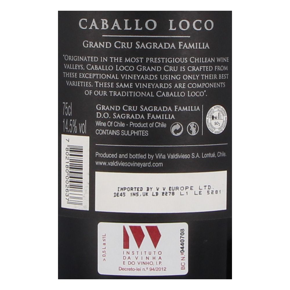  - Vinho Caballo Loco Sagrada Familia Tinto 75cl (2)