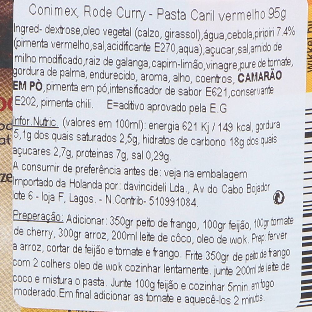  - Preparado Conimex Caril Vermelho 95 g (2)
