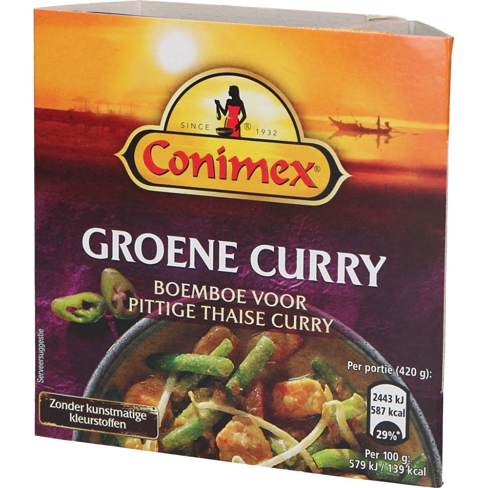  - Conimex Green Curry Mix 95 g (1)