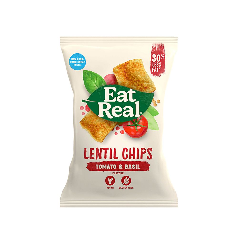 - Snack Eat Real Lentilhas / Tomate / Manjericão 113 g (1)