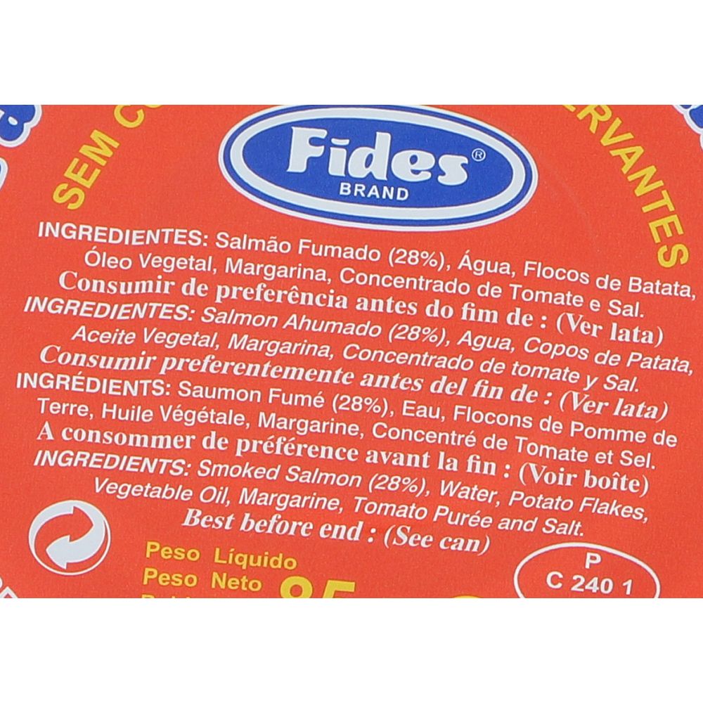  - Fides Smoked Salmon Paste 85 g (2)