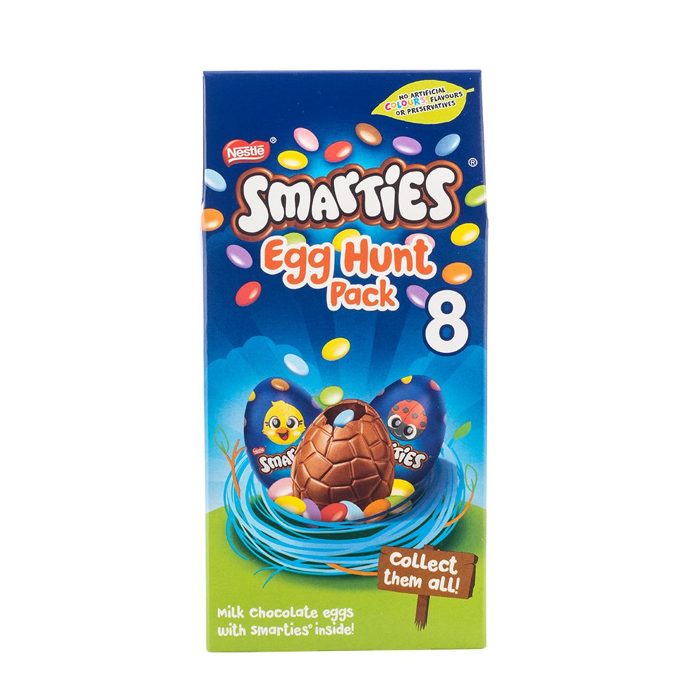  - Nestlé Smarties Hunt Chocolate Eggs 8un=140g (1)