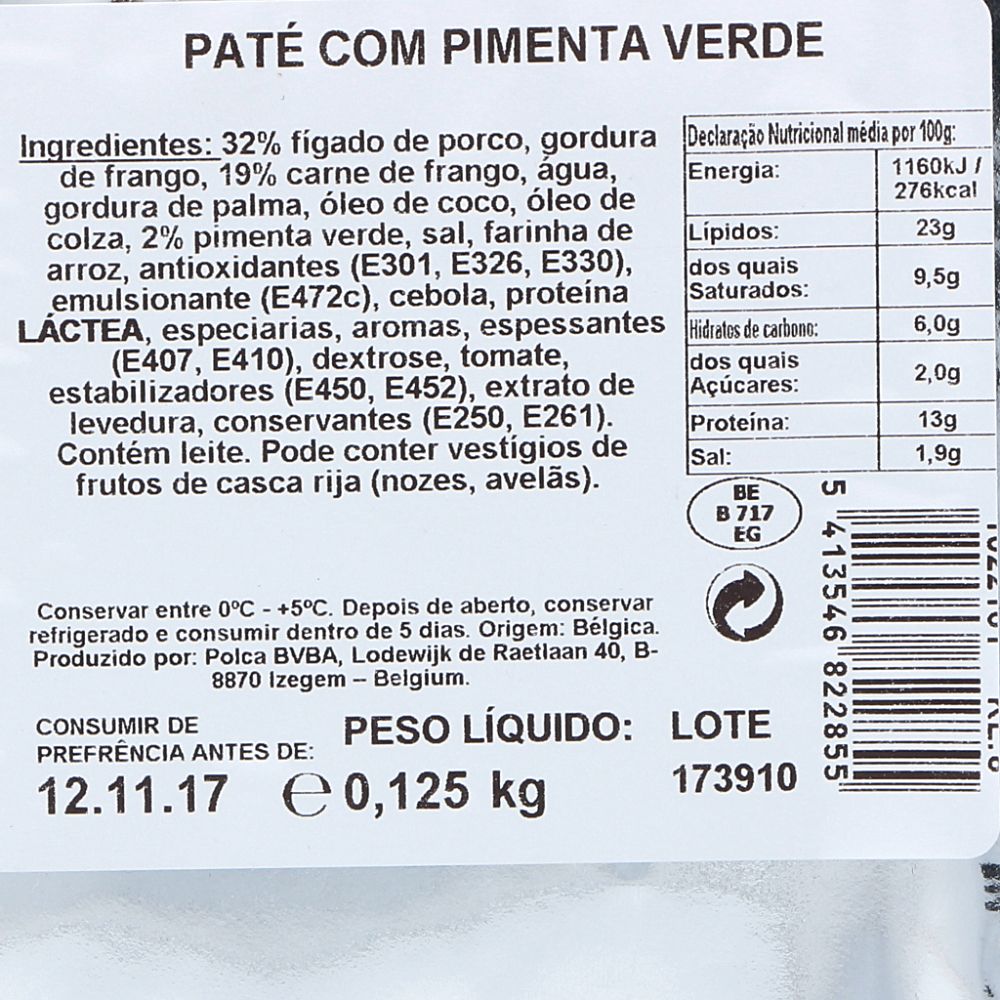  - Paté Grand` Mère Pimenta Verde Fatia 125g (2)