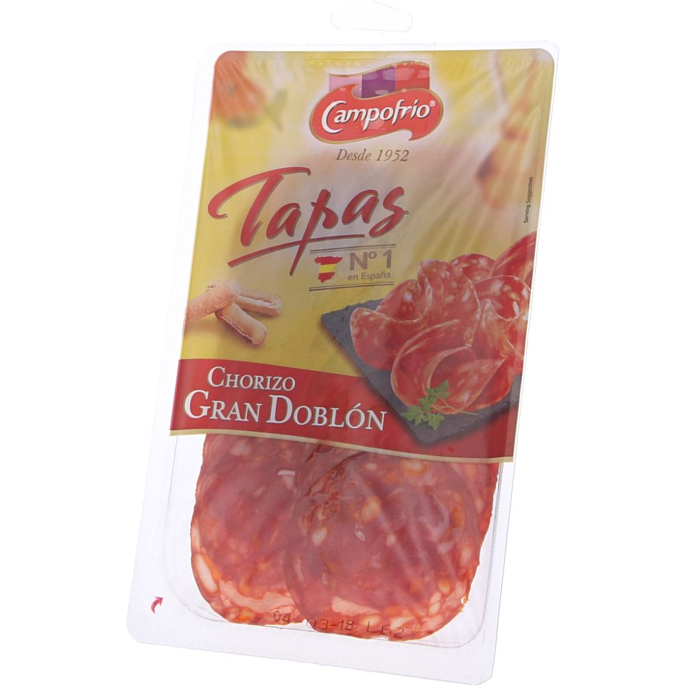  - Campofrio Tapas Gran Doblón Chorizo Slices 80 g (1)