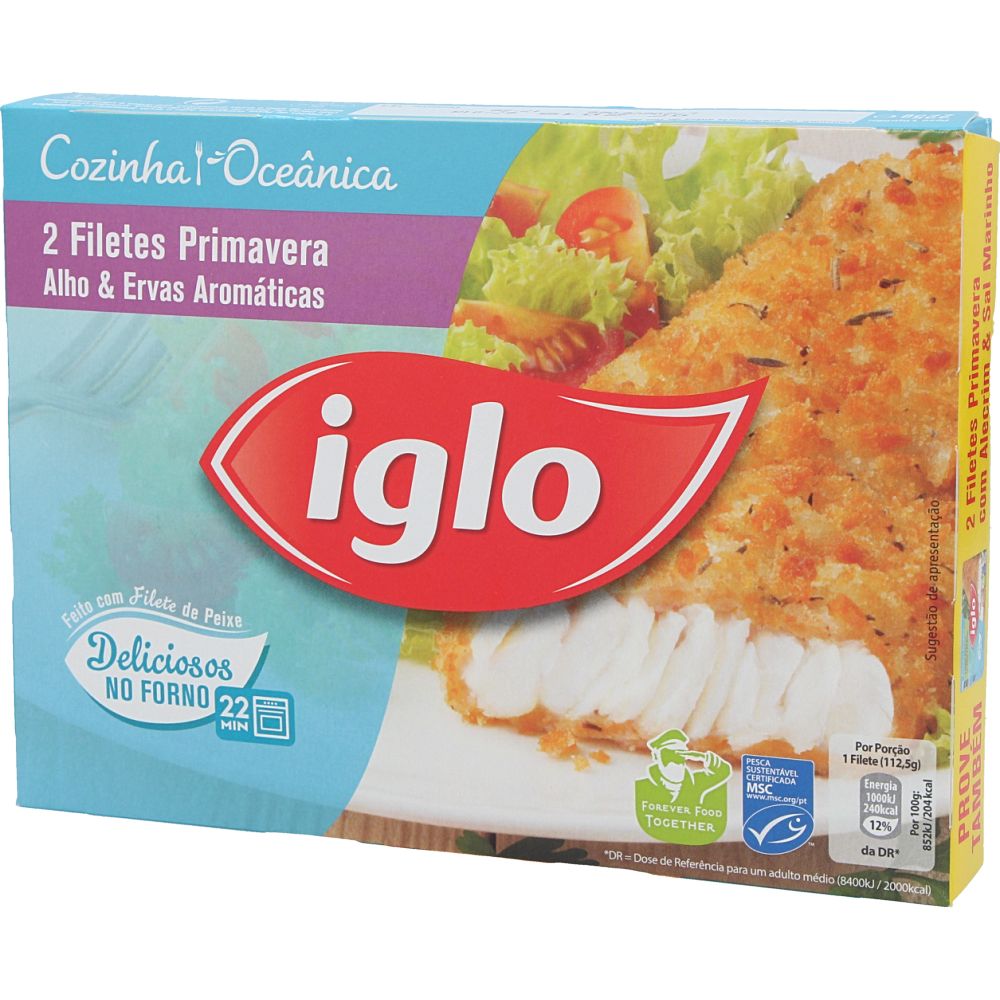  - Iglo Primavera Fillets Garlic / Herbs 2 pc = 225g (1)