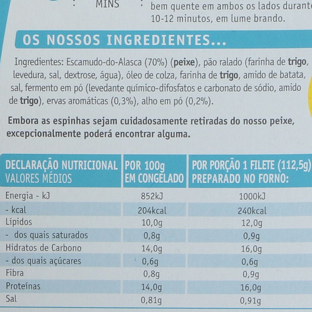  - Iglo Primavera Fillets Garlic / Herbs 2 pc = 225g (2)