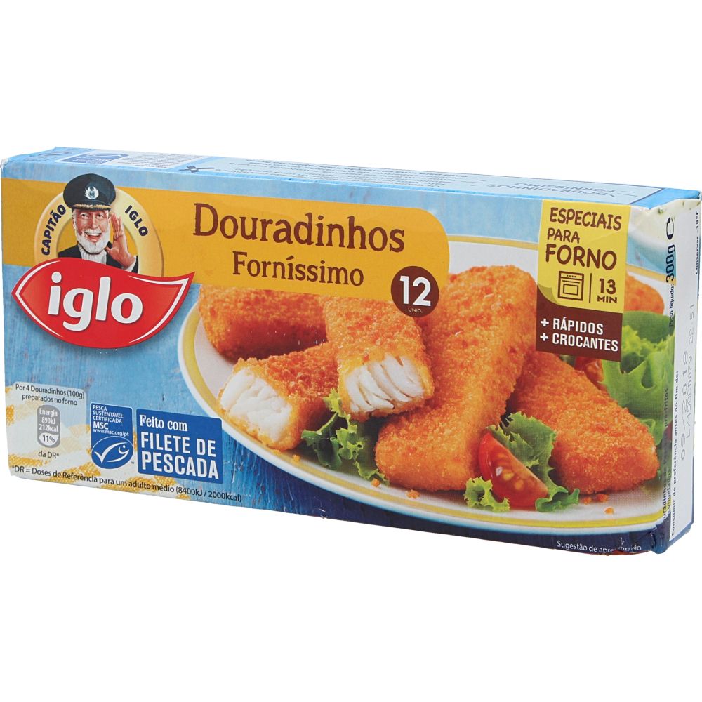  - Iglo Oven Fish Fingers 12 pc = 300g