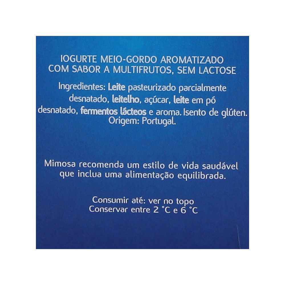  - Mimosa Lactose Free Multifruits Yoghurt 4 x 125g (3)