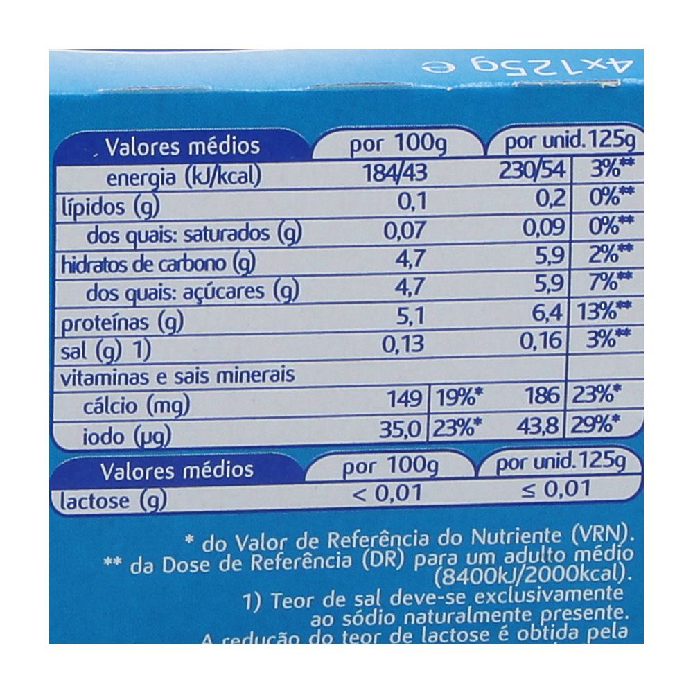  - Mimosa Skimmed Lactose Free Natural Yoghurt 4 x 125g (2)