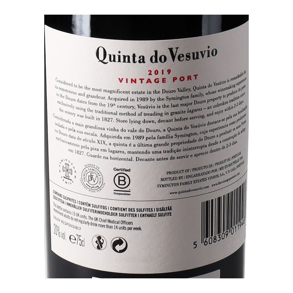  - Porto Quinta do Vesuvio Vintage 12 75cl (2)