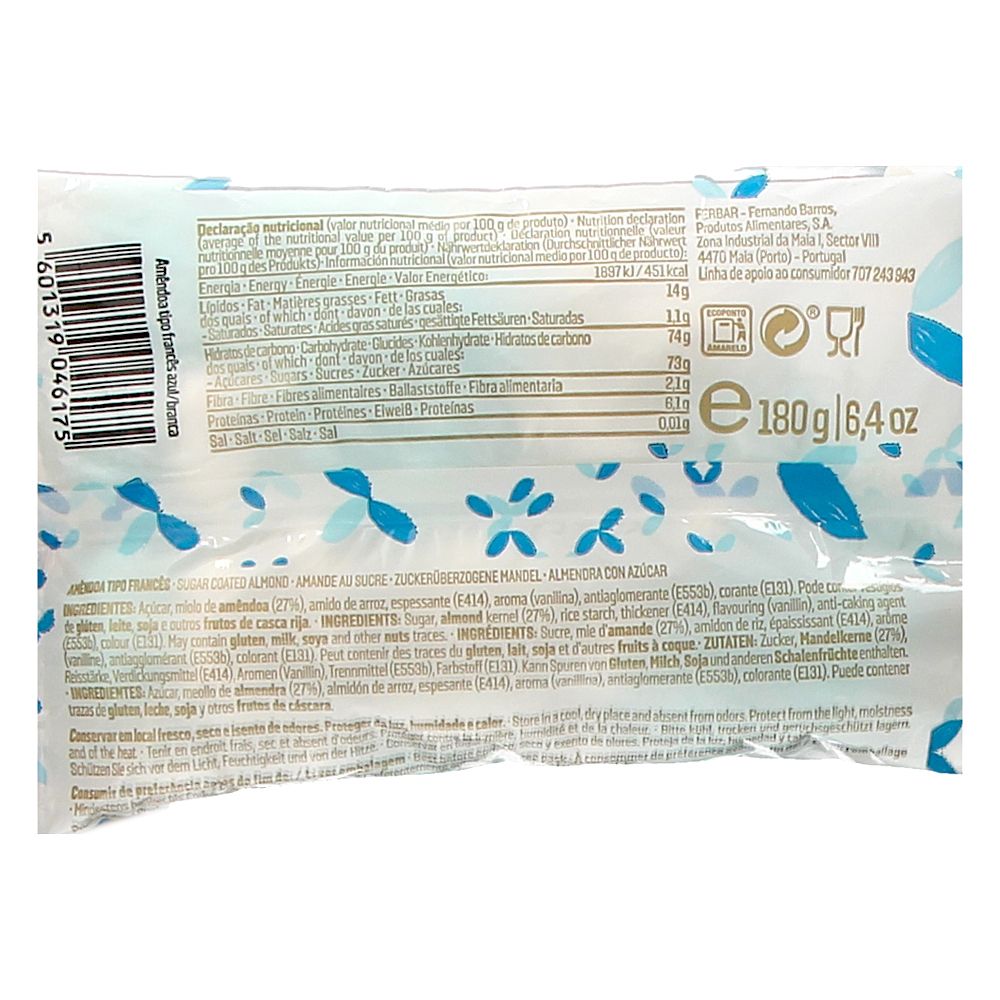  - Ferbar Almonds French Type Blue and White 180g (2)