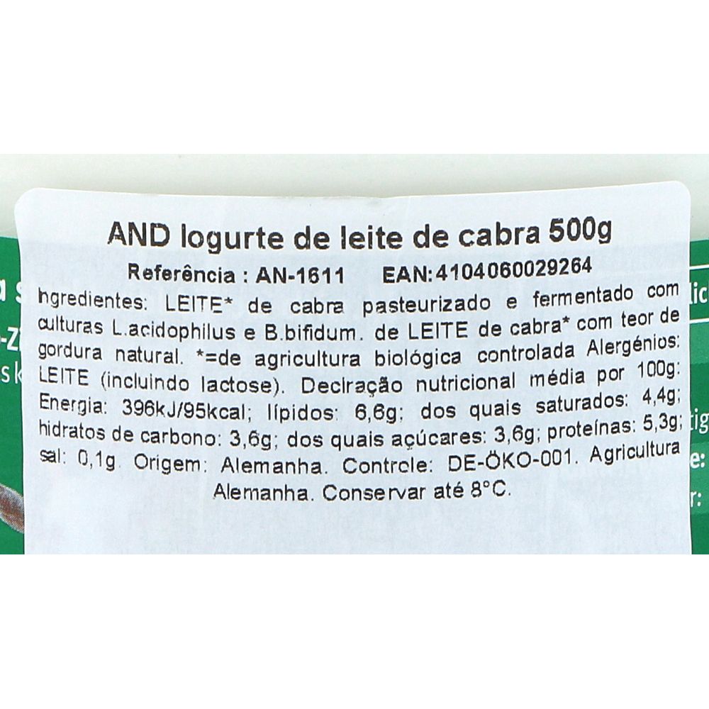  - Iogurte Andechser Leite Cabra Bio 500g (2)