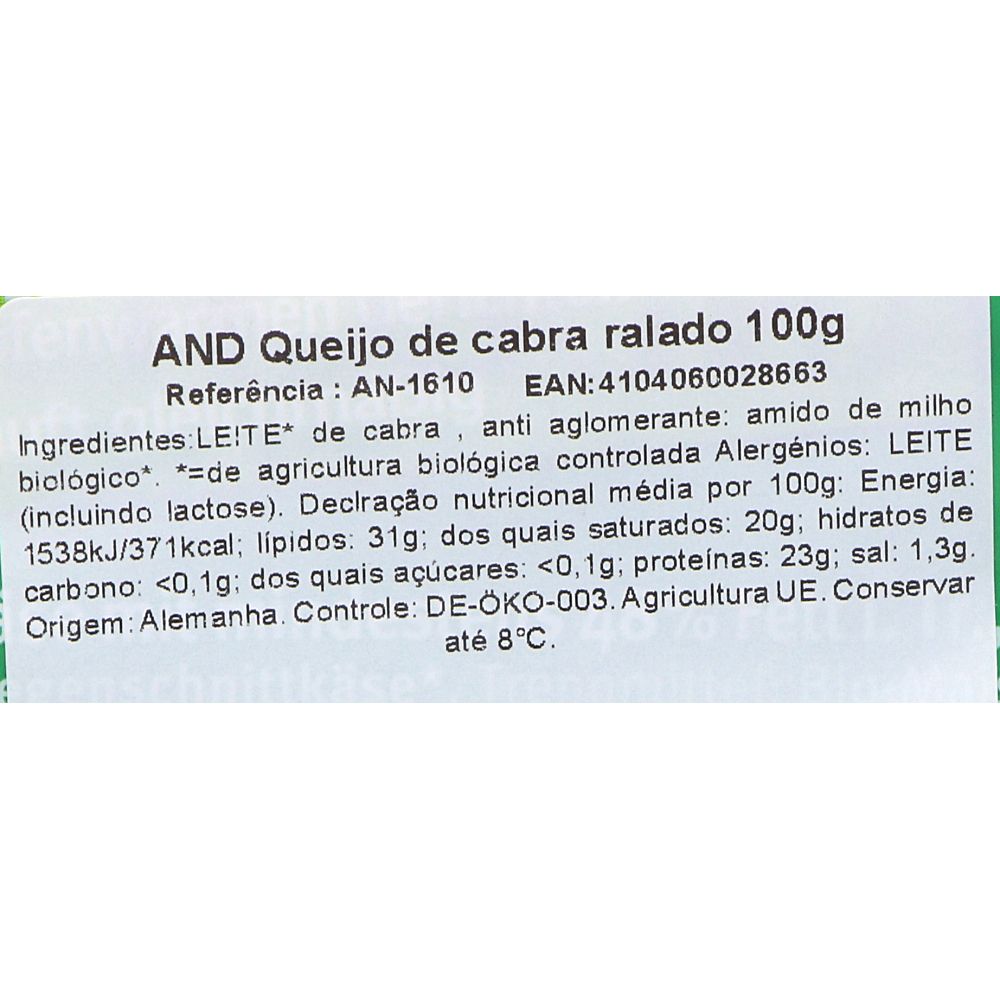  - Queijo Andechser Cabra Ralado Biológico 100g (2)
