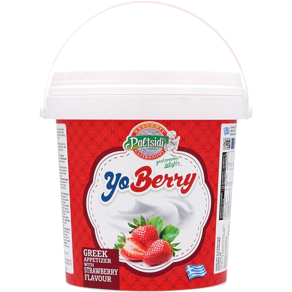  - Yoberry Strawberry Greek Yoghurt 1Kg (1)