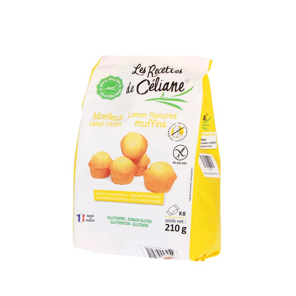  - Les Recettes de Céliane Gluten Free Lemon Flavoured Muffins 210g (1)