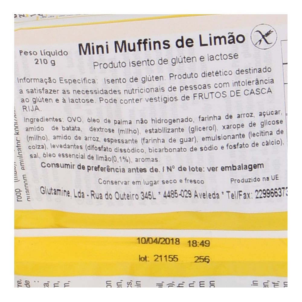  - Muffins Recettes Celiane Limão Mini s/ Glúten 210g (2)