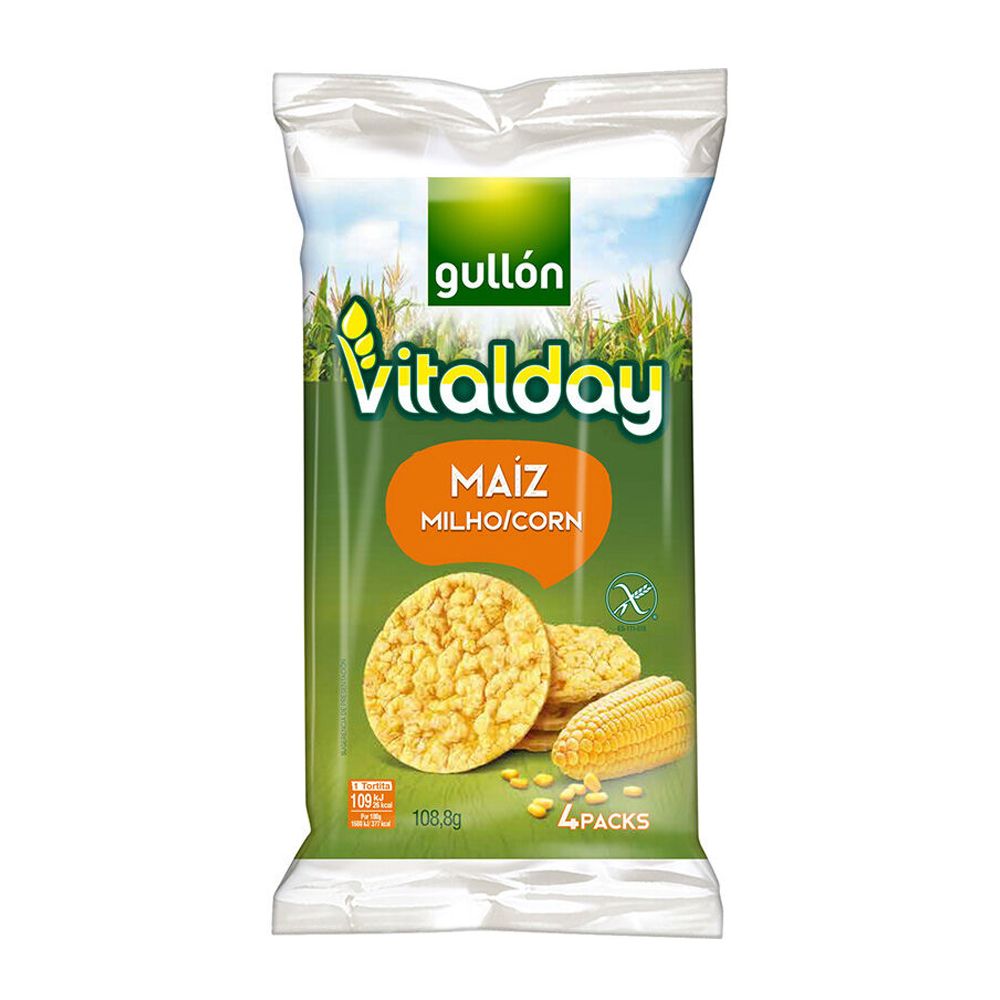  - Crackers Gullon Vitalday Milho 108.8 g (1)