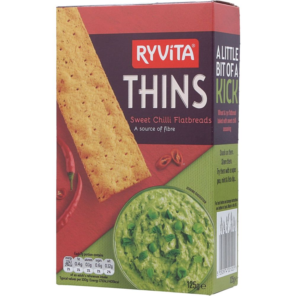  - Ryvita Sweet Chilli Thins Crispbread 125g (1)