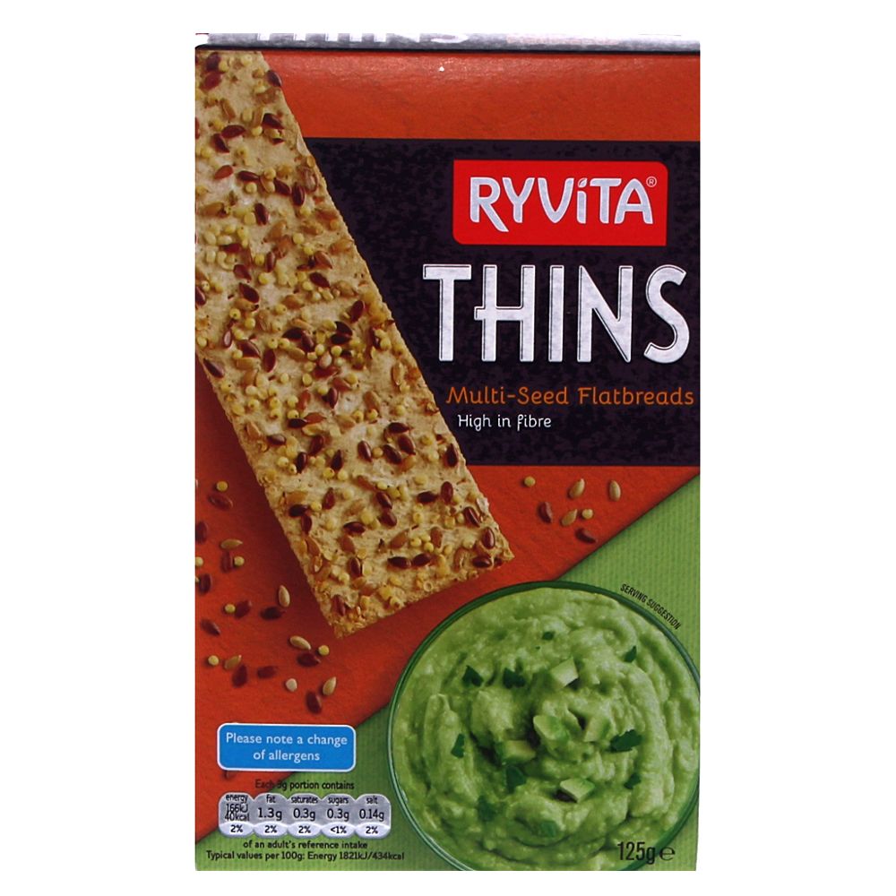  - Ryvita Multi-Seed Thins Crispbread 125g (1)