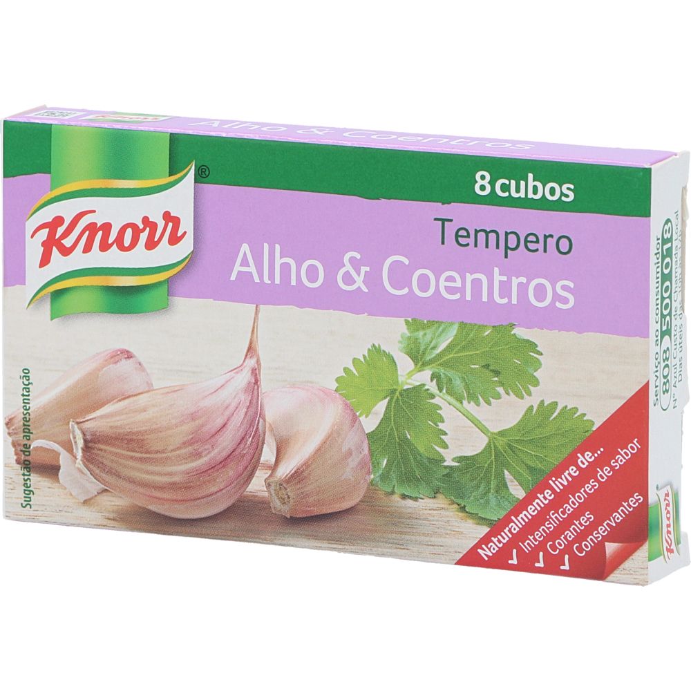  - Tempero Knorr Alho & Coentros 8 un = 72 g (1)