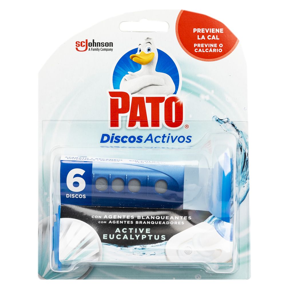  - Pato Eucalyptus Active Toilet Bowl Disc Holder + Discs 36 ml (1)