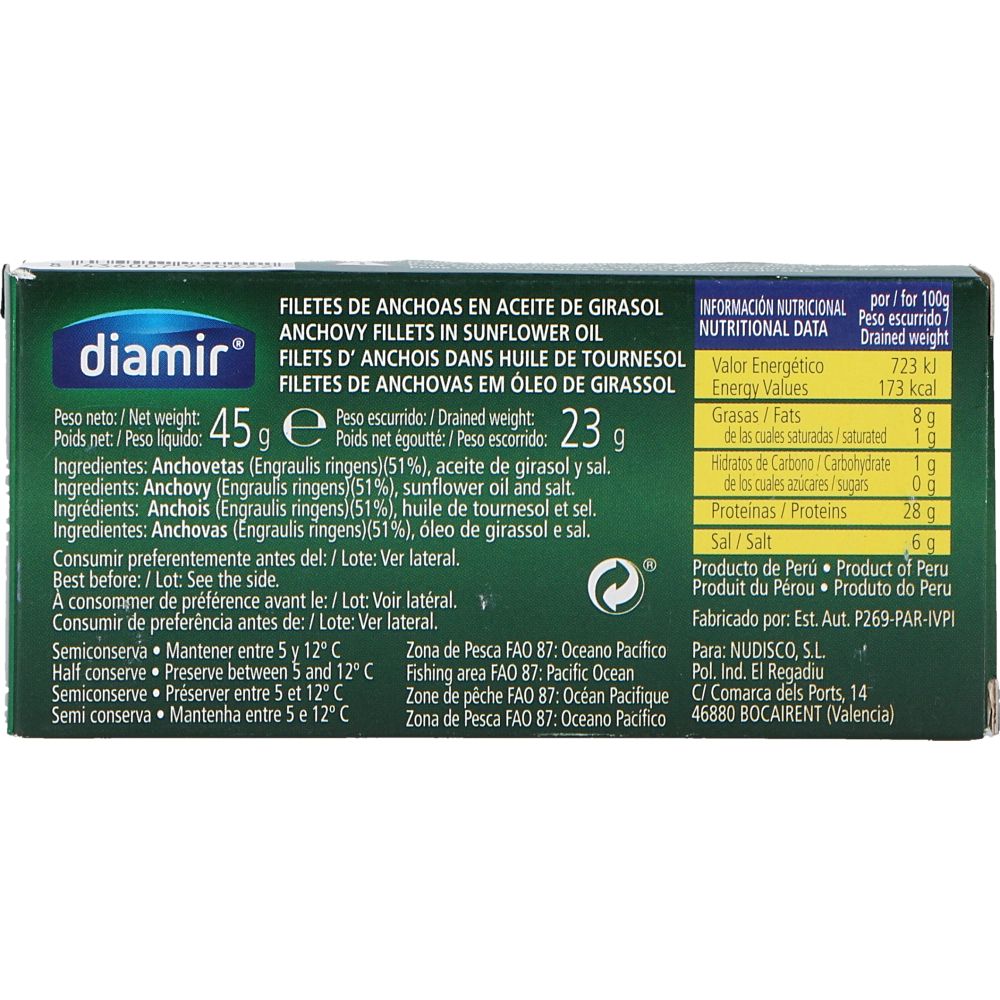  - Diamir Anchovy Fillets in Oil 23 g (2)