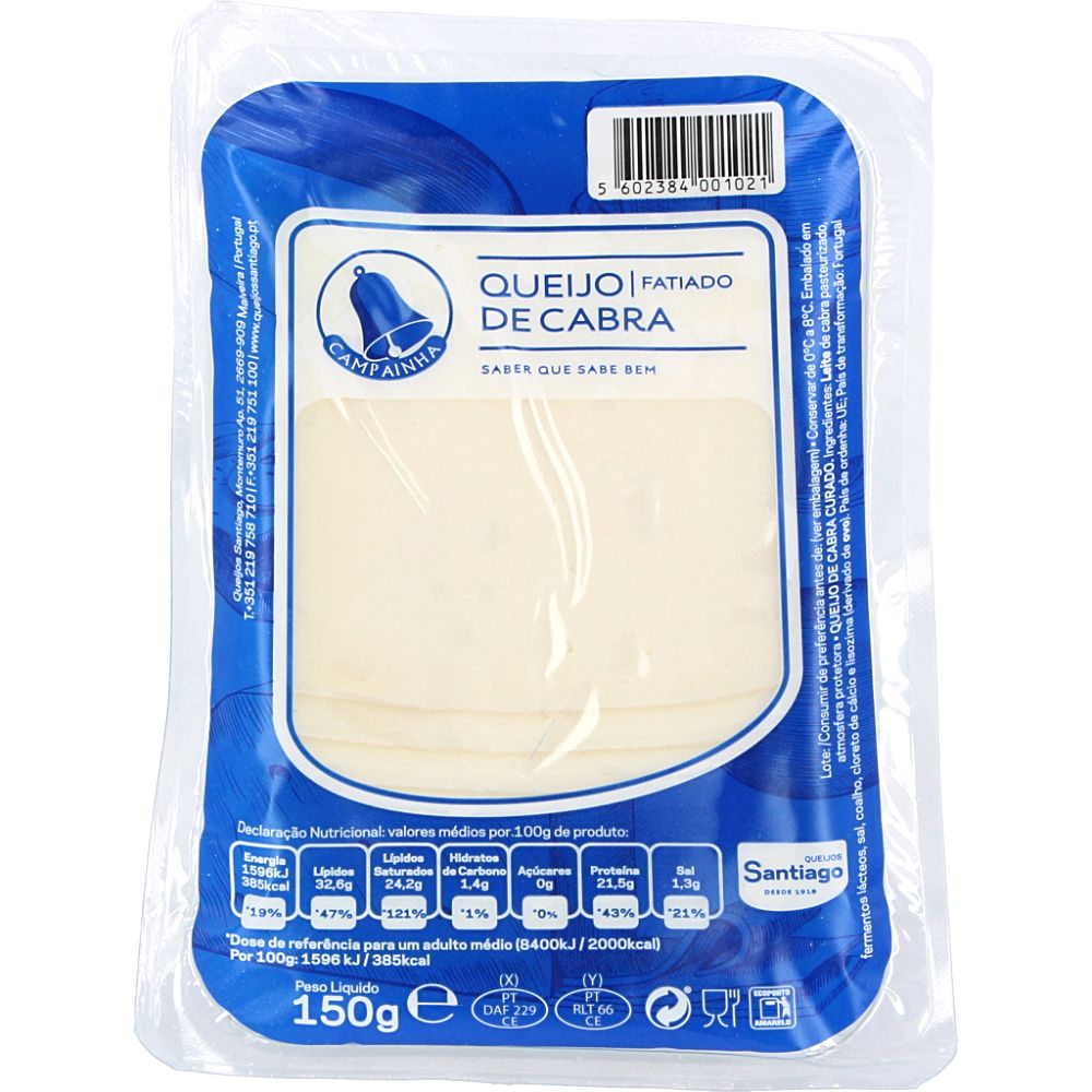  - Campainha Ripened Sliced Goat`s Cheese 150g (1)