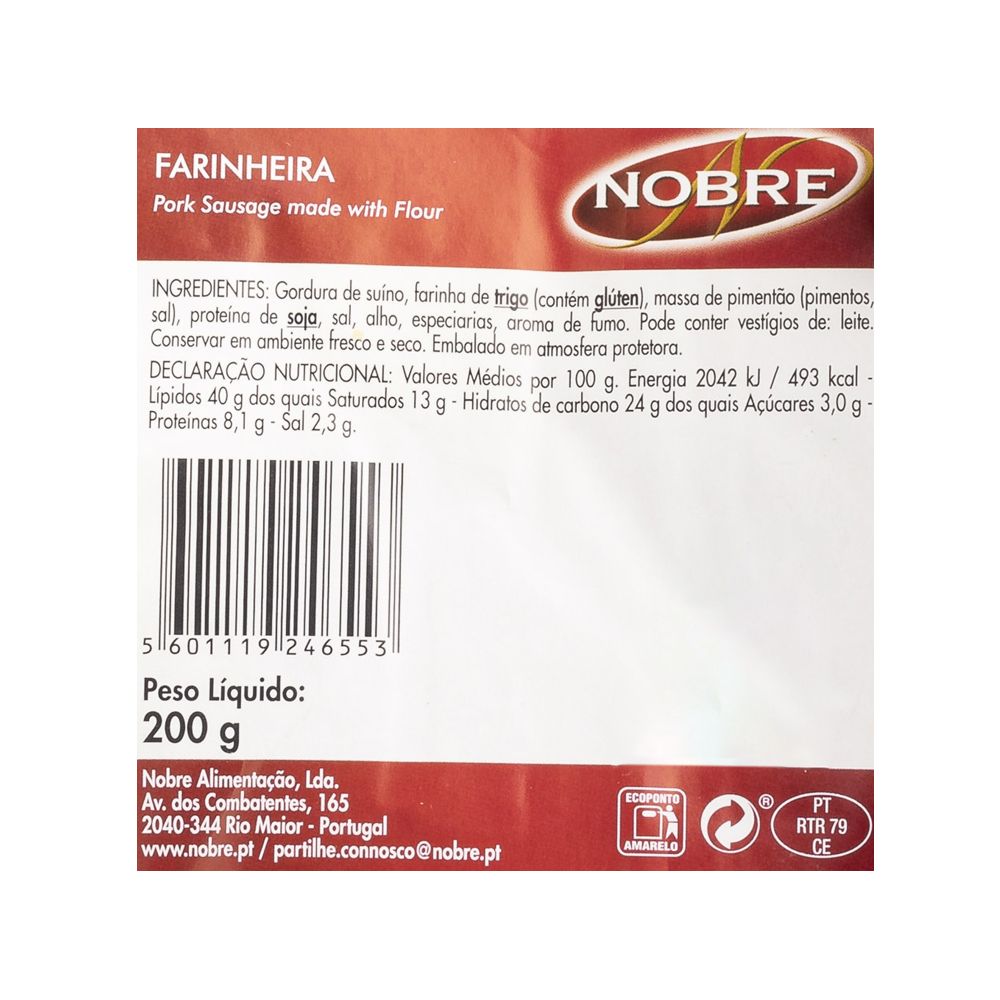  - Nobre Farinheira Sausage 200g (3)