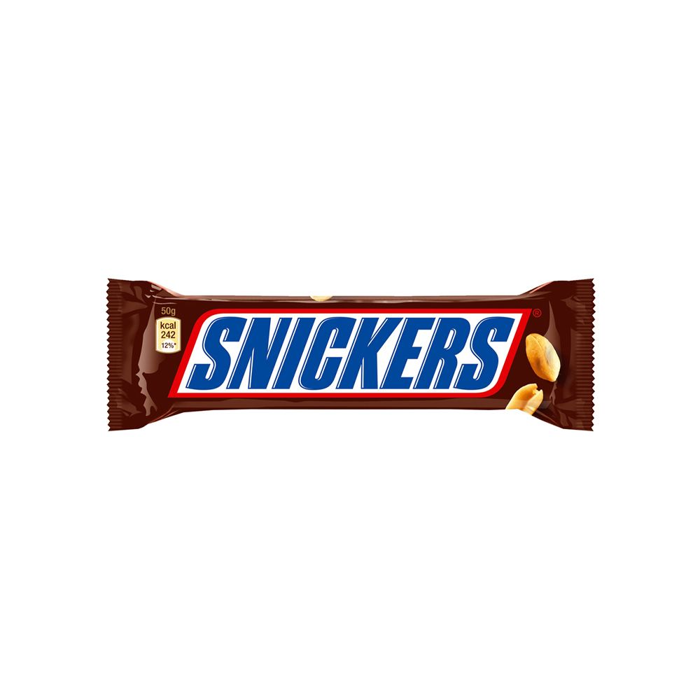 Snickers Chocolate Bar 50 g - Chocolate Snacks - Chocolate - Chocolate ...
