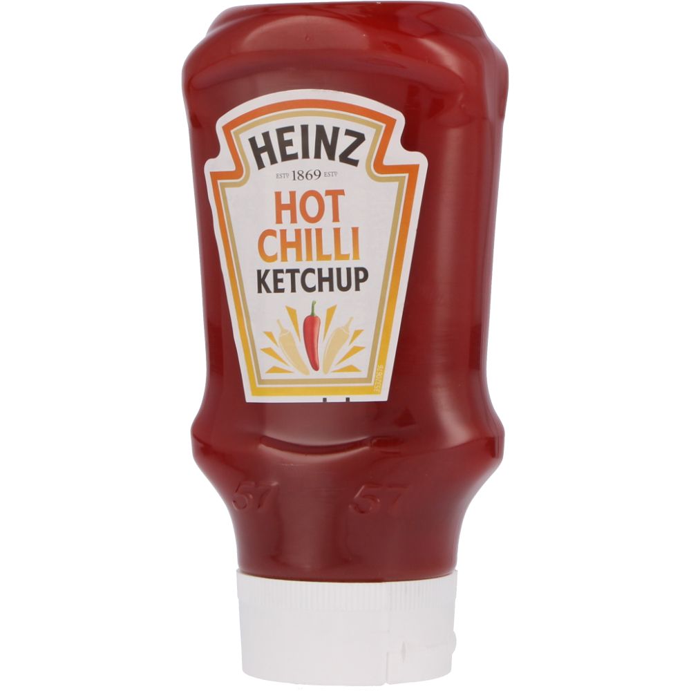  - Ketchup Heinz Hot chilli Top Down 460g (1)