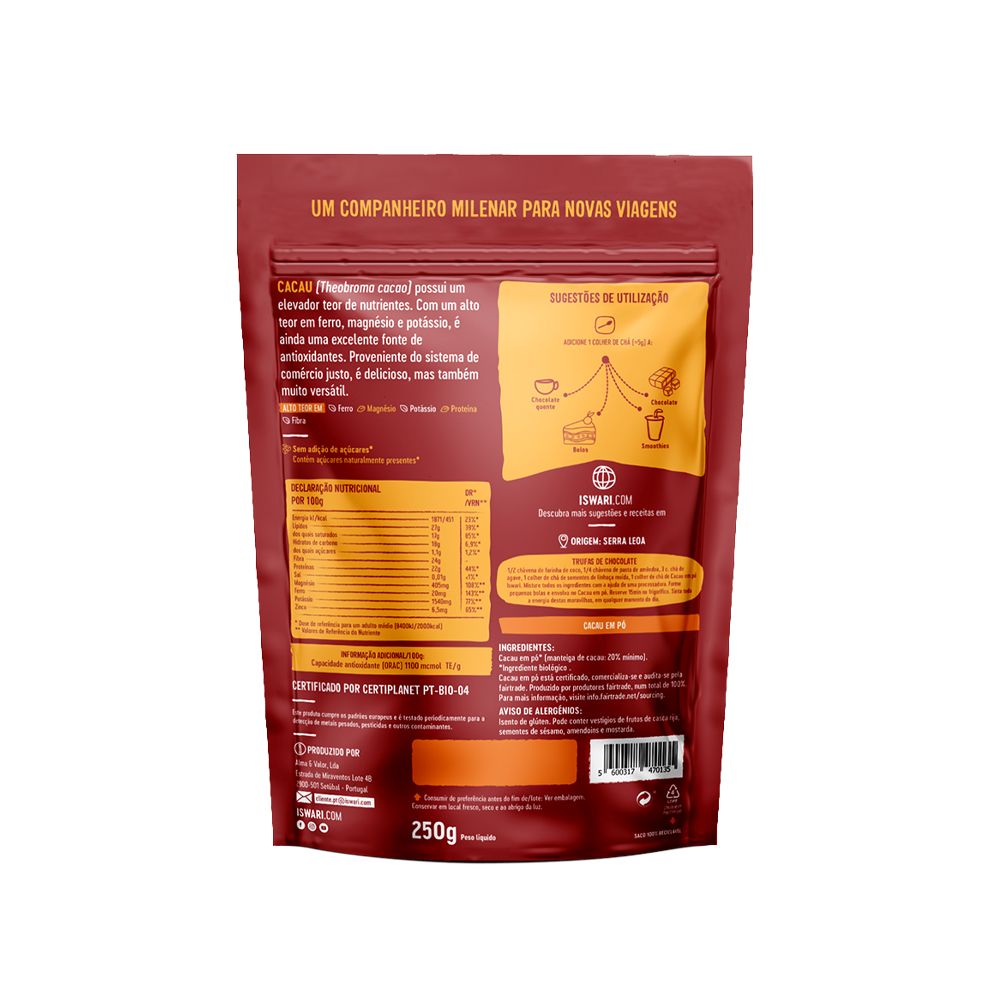  - Iswari Organic Cocoa Powder 250g (2)